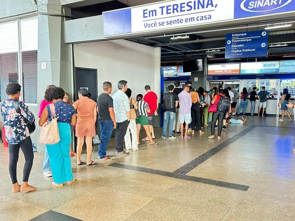 Rodoviária de Teresina tem aumento de 46% no fluxo para o segundo turno
