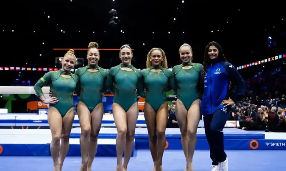 Entre as melhores do mundo: Brasil reage na final, fica em 5º no Mundial de Roterdã e carimba vaga para 2027