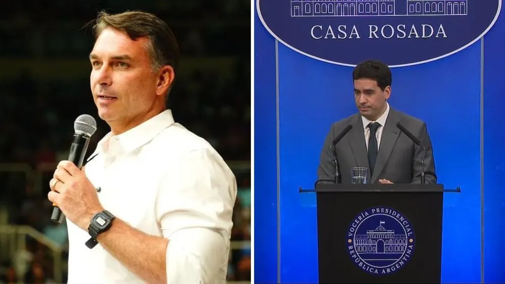 Casa Rosada descarta asilo a Flávio Bolsonaro e explica silêncio sobre vitória eleitoral de Lula